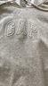 Gap女裝春季LOGO法式圈織簡約純色連帽衛(wèi)衣429363上衣 灰色 170/88A(L)亞洲尺碼 曬單實(shí)拍圖