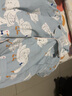 嫚熙（EMXEE）春秋季純棉孕婦睡衣懷孕期家居服秋冬產(chǎn)婦產(chǎn)后哺乳月子服 嫚熙大鵝-兩件套（帶哺乳口） M 曬單實(shí)拍圖