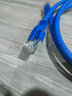 安普康（AMPCOM）成品六類網線3米 CAT6類網絡跳線 千兆UTP非屏蔽家用工程配線架交換機連接線纜 藍色AMC6BU71830 曬單實拍圖