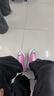 Converse匡威兒童男女童帆布鞋秋季新款高幫時(shí)尚童鞋A08468C 粉色 37 【建議腳長(cháng)22.5cm】 曬單實(shí)拍圖