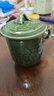 乾唐軒【官方授權(quán)】活瓷杯雕花杯陶瓷杯子商務(wù)禮品水杯茶杯個(gè)人專用品 綠色 曬單實(shí)拍圖