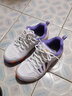 李寧女鞋羽毛球鞋全能王訓練鞋AYTP004 標準白/丁香紫-6 35 曬單實(shí)拍圖