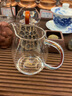 禾器·炫彩茶具配件高階澄然茶海高硼硅耐高溫加厚玻璃公道杯水杯茶杯分茶器 澄然茶海320ml（藍吟） 曬單實拍圖