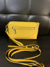 絲芙倫高級感亮皮單肩斜挎小包包女百搭2026新款真皮手拎包女神節放手機 亮黃色 曬單實(shí)拍圖