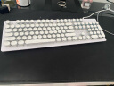 银雕ZK4召唤师电竞游戏机械键盘 青轴朋克键盘 热插拔 可换轴键帽 白色 晒单实拍图