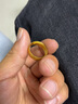 中國黃金（CHINA GOLD）足金999泥鰍背素圈黃金戒指男女情侶對戒生日禮物 古法款金重約7.2g 活口 曬單實(shí)拍圖