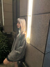 DXOT2025新款休閑甜美毛衣秋冬日系JK制服校供感針織衫長(cháng)袖寬松學(xué)院風(fēng) 灰色 均碼 曬單實(shí)拍圖