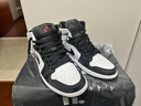 耐克（NIKE）Air Jordan 1 Mid AJ1黑白紅拼接 小Union 籃球鞋 852542-100 44 曬單實(shí)拍圖