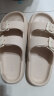 西遇厚底凉拖鞋女2024新款夏季外穿海边休闲一字带凉鞋白色沙滩鞋 米白色 (预售5月6-16日) 36 S（36-37） 晒单实拍图