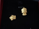 周大福本命佛 定價(jià)足金黃金轉(zhuǎn)運(yùn)珠情侶款男女【多款可選】 EOR1149 文殊菩薩(生肖兔) 曬單實(shí)拍圖