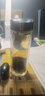 思寶玻璃杯德厚流光男士雙層過濾高硼硅水杯保溫水晶茶杯商務(wù)泡茶杯子 玫瑰金 360ml 曬單實(shí)拍圖