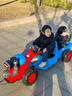 WORK BABY手扶拖拉機兒童可坐人玩具車小男孩寶寶雙人大人遙控新年生日禮物 升級遙控+加大加厚12V大電瓶 雙驅(qū)動 曬單實拍圖