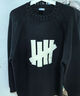 UNDEFEATED【五條杠美式毛衣】潮流男女同款LOGO校園風(fēng)毛衣新品 黑色 S 曬單實(shí)拍圖