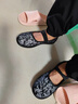 蒂威宇曼（Diweiyuman）老北京布鞋春夏媽媽鞋中老年女單鞋松緊一字帶淺口老人鞋防滑軟底 黑色 36 曬單實(shí)拍圖