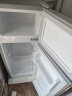 奥克斯（AUX）家用双门迷你小型冰箱 冷藏冷冻保鲜小冰箱 宿舍租房节能电冰箱 【一级能效】BCD-50K66 旗舰款 银色 实拍图