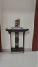 新中式竹玄關(guān)桌超窄玄關(guān)臺條案供桌條幾玄關(guān)桌子靠墻玄關(guān)柜端景臺 長68胡桃色無抽款（20寬） 曬單實(shí)拍圖