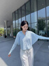 回力冰絲防曬衣女款2025新款夏季短款小個子大帽檐開衫戶外騎行防曬服 曬單實拍圖