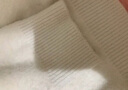 GENIOLAMODE[敖瑞鵬代言]毛衣男士冬季圓領(lǐng)加厚羊絨打底毛線(xiàn)針織衫 米白 2XL 曬單實(shí)拍圖