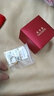 賽菲爾禮物黃金戒指女足金999.9仿鉆桃心車花愛心金戒 活口戒指 約2.4克 曬單實拍圖