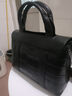 ANDSEEYOU真皮氣質(zhì)手提包女2025新款時(shí)尚大氣女士頭層牛皮大容量單肩斜挎包 小款黑色 曬單實(shí)拍圖