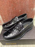老爺車(chē)高端鱷魚(yú)紋皮鞋男真皮牛皮豆豆鞋男韓版樂(lè )福鞋青年駕車(chē)休閑男鞋 LYC3392黑色 42 曬單實(shí)拍圖
