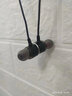 HN.IAN頸掛式藍牙無(wú)線(xiàn)耳機 掛脖式藍牙耳機 超長(cháng)續航藍牙耳機 插卡式藍牙耳機 黑色_藍按鍵 標配 曬單實(shí)拍圖