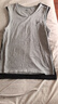 七匹狼純棉背心男薄款打底衣寬肩無(wú)袖衫睡覺(jué)穿居家服可外穿坎肩跑步汗衫 V.領(lǐng)2件裝(黑色+麻灰)2件好換洗 L /170(建議體重110-130斤) 曬單實(shí)拍圖