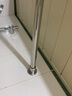 挑三揀四 免打孔伸縮桿晾衣桿304不銹鋼衛生間浴簾桿收縮掛衣桿臥室窗簾桿支撐桿陽(yáng)臺曬衣桿 定制款【定制區間181-200cm】+浴簾+滾珠環(huán) 曬單實(shí)拍圖