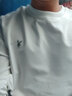 花花公子（PLAYBOY）衛(wèi)衣男套裝男裝秋冬長(zhǎng)袖T恤男士外套男上衣服潮流三件套 黑白 XL 曬單實(shí)拍圖