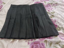 漫佩  百褶裙沒(méi)內襯無(wú)打底松緊高腰小短裙不帶安全性感女半身裙子 黑色 (無(wú)內襯) L 曬單實(shí)拍圖