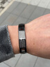 周百福鈦鋼磁石手鏈男士款韓版手飾品生日母親節禮物送男友老公 石經(jīng)文十字架手鏈（黑色） 曬單實(shí)拍圖