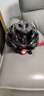 西騎者（WestBiking）自行車騎行頭盔一體成型帶防蟲網(wǎng)安全防震頭盔山地公路車騎行裝備 灰黑色 曬單實(shí)拍圖