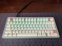 TickType機械鍵盤EVO75三模2.4G藍牙HiFi客制化鋁坨坨鍵盤 陽極淡綠 淺淺橙FR4（脆軸） 曬單實拍圖
