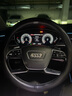 奧迪A4L A6L A3 A5 A7 A8 Q3 Q5 Q7 TT RS3 RS4真皮汽車方向盤套 原裝-奧迪【全皮】黑色/圓形 曬單實拍圖