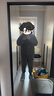 蕉內絨絨506H睡衣男女士衛衣版可外出家居服套裝羊羔絨加厚秋冬季保暖 【男士連帽】影灰 XL 曬單實(shí)拍圖