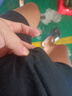 KLDPUS夏季外穿三分短褲純棉男休閑情侶超短四分褲學(xué)生沙灘褲潮 黑色 L 105-120斤 曬單實(shí)拍圖