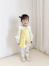 G.DUCKKIDS寶寶衣服秋裝兩歲兒童兩件套2025新款可愛(ài)春季1嬰兒女童春秋套裝 嘟嘟熊 黃色套裝 嘟嘟熊  黃色套 100 建議身高90-100cm年齡3-4歲 曬單實(shí)拍圖