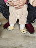 趣爾熊0-6-12月男女寶寶步前防滑嬰兒鞋軟底0-1歲學(xué)步鞋秋冬加絨不掉鞋 淘氣虎黃色 加絨 布底 12 【內長(cháng)12cm】 6-9個(gè)月參考 曬單實(shí)拍圖
