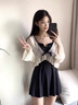 雅格羅伊【氣質(zhì)優(yōu)雅】桑蠶絲外搭披肩真絲開衫外套女小防嗮衣新款薄款短款 杏色 雪紡 S 曬單實拍圖