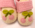 小茸0-3歲嬰幼兒軟底學(xué)步鞋櫻桃 魔術(shù)貼穩步鞋 卡通家居幼兒園地板鞋 淺粉/米白 內長(cháng)15.5cm  適合腳長(cháng)14-14.5cm 曬單實(shí)拍圖