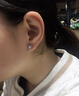 禾匠輕奢999足銀花朵耳釘女士高級感生日禮物女友紀念日送女朋友老婆 五瓣花耳釘 1.3g 曬單實(shí)拍圖