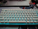 狼蛛（AULA）T610無(wú)線鍵鼠套裝 機(jī)械手感鍵盤鼠標(biāo) 可充電, 游戲背光鍵盤 筆記本電腦鍵盤 T610-白色冰藍(lán)光（無(wú)線鍵鼠套裝） 曬單實(shí)拍圖