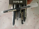 晨光（M&G）拔蓋直液式筆作業(yè)神器ARPM2001黑0.5全針管速干中性筆學生專用考試刷題磨砂桿簽字筆12支/盒送橡皮 曬單實拍圖