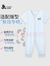 久歲伴嬰兒連體衣男童春夏護(hù)肚哈衣爬服男寶寶短袖薄款透氣防著涼睡衣 曬單實拍圖