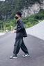 卡瓦拉童裝男童牛仔褲子春秋冬休閑長褲2024新款韓版炸街潮流小男孩寬松 MF2630 150碼 曬單實拍圖