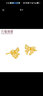 六福珠寶足金蝴蝶結(jié)黃金項鏈套鏈送禮 計價 L07TBGN0025 9.92克(含工費1022元) 曬單實拍圖