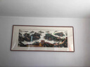 云儒唐樊（YUNRVTF）蘇繡純手工刺繡掛畫(huà)客廳背景墻裝飾畫(huà)新中式山水畫(huà)壁畫(huà)書(shū)房軟裝畫(huà) C款 萬(wàn)里長(zhǎng)城 86*226cm 曬單實(shí)拍圖