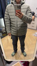 SPYDER新品男子TRAINING羽絨服外套保暖連帽23EF251M 海草綠 M 曬單實拍圖
