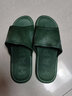 樂(lè )拖 夏季男士居家舒適厚底耐磨涼拖浴室洗澡防滑夏天一字卡通拖鞋 松柏綠 44-45 (適合43-44) 曬單實(shí)拍圖