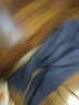 啄木鳥棉麻休閑褲女2025春秋新款vibe風(fēng)褲子女寬松韓版哈倫褲高腰九分褲 藏青色 XL 【115-130斤】 曬單實(shí)拍圖